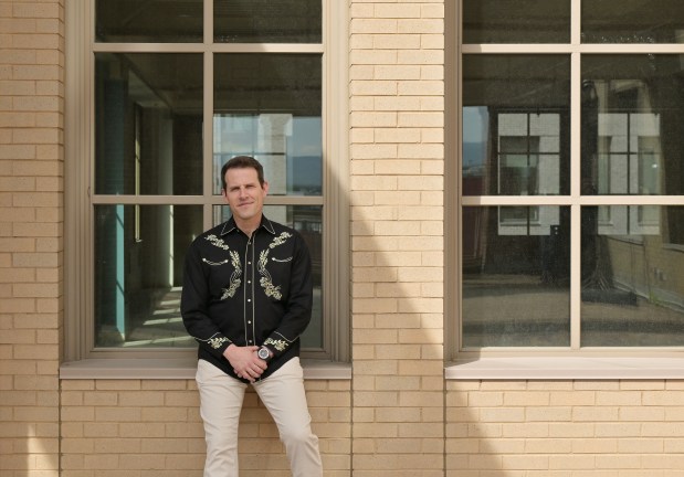 Ibotta CEO Bryan Leach on a patio of their downtown building in Denver on May 21, 2025. (Photo by RJ Sangosti/The Denver Post)